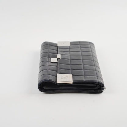 Chanel Chocolate Bar Wallet on Chain WOC Black Lambskin