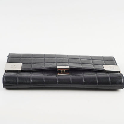 Chanel Chocolate Bar Wallet on Chain WOC Black Lambskin
