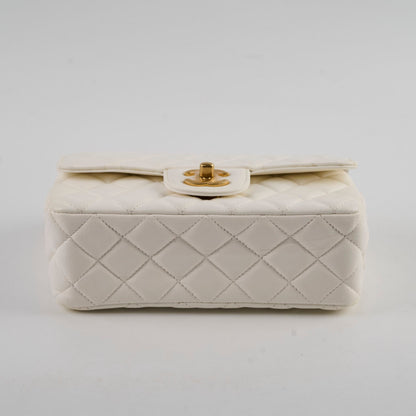 Chanel Mini Rectangle Top Handle Lambskin (microchip)