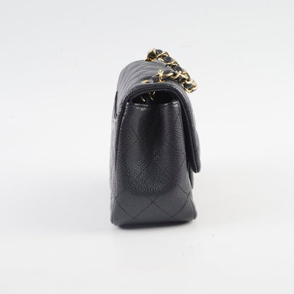 Chanel Mini Square Caviar Black