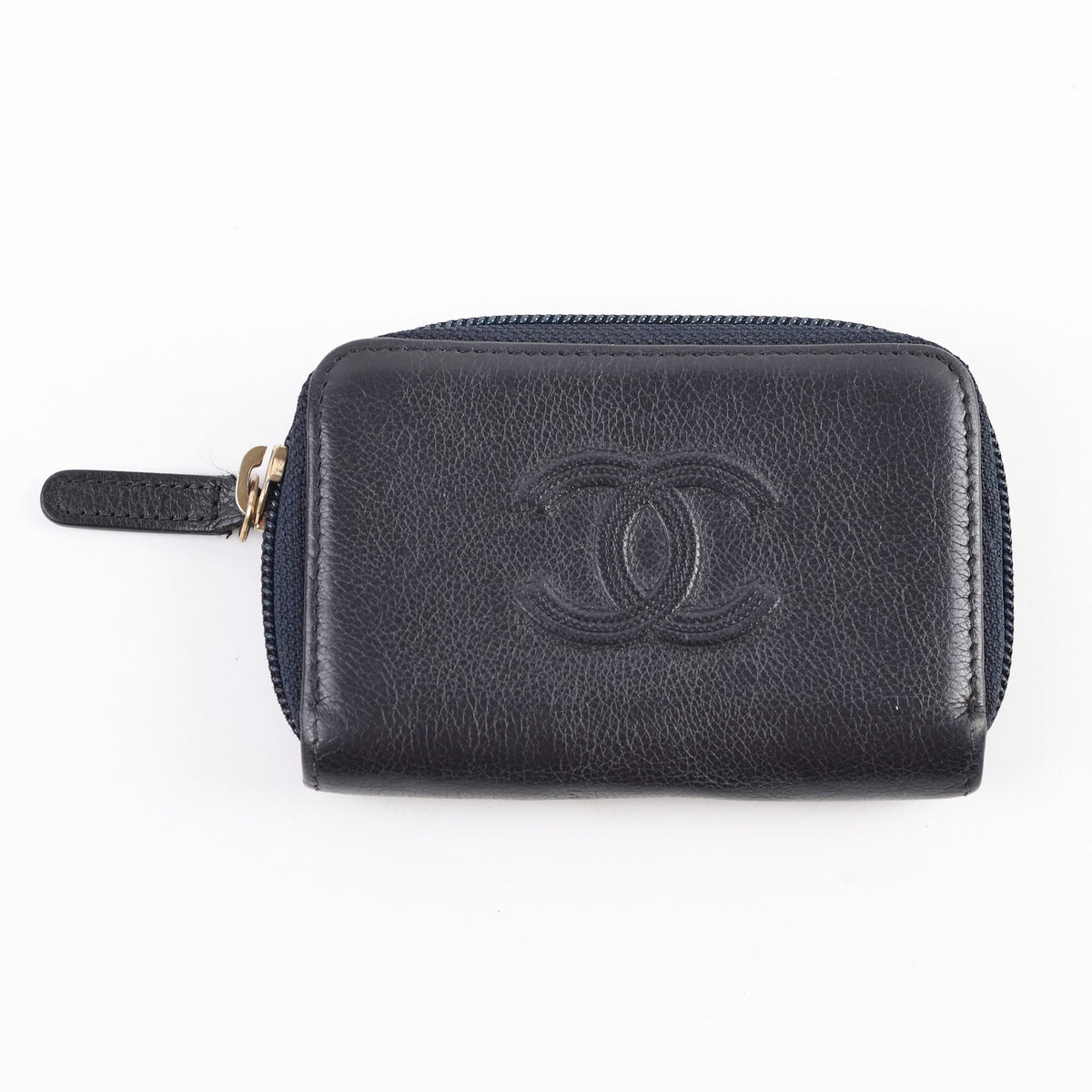 Chanel Zippy Coin Purse Black