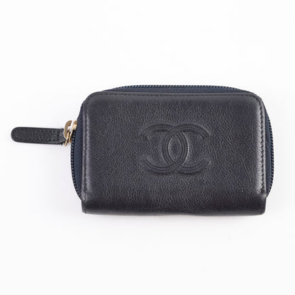 Chanel Zippy Coin Purse Black
