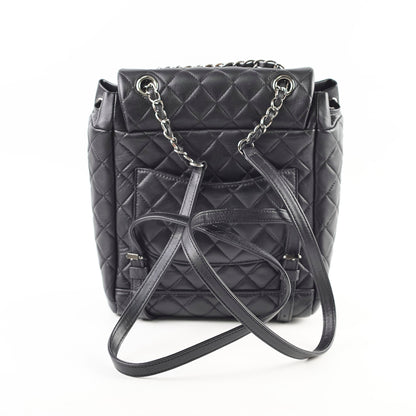 Chanel Lambskin Urban Spirit Backpack Black 23 Series