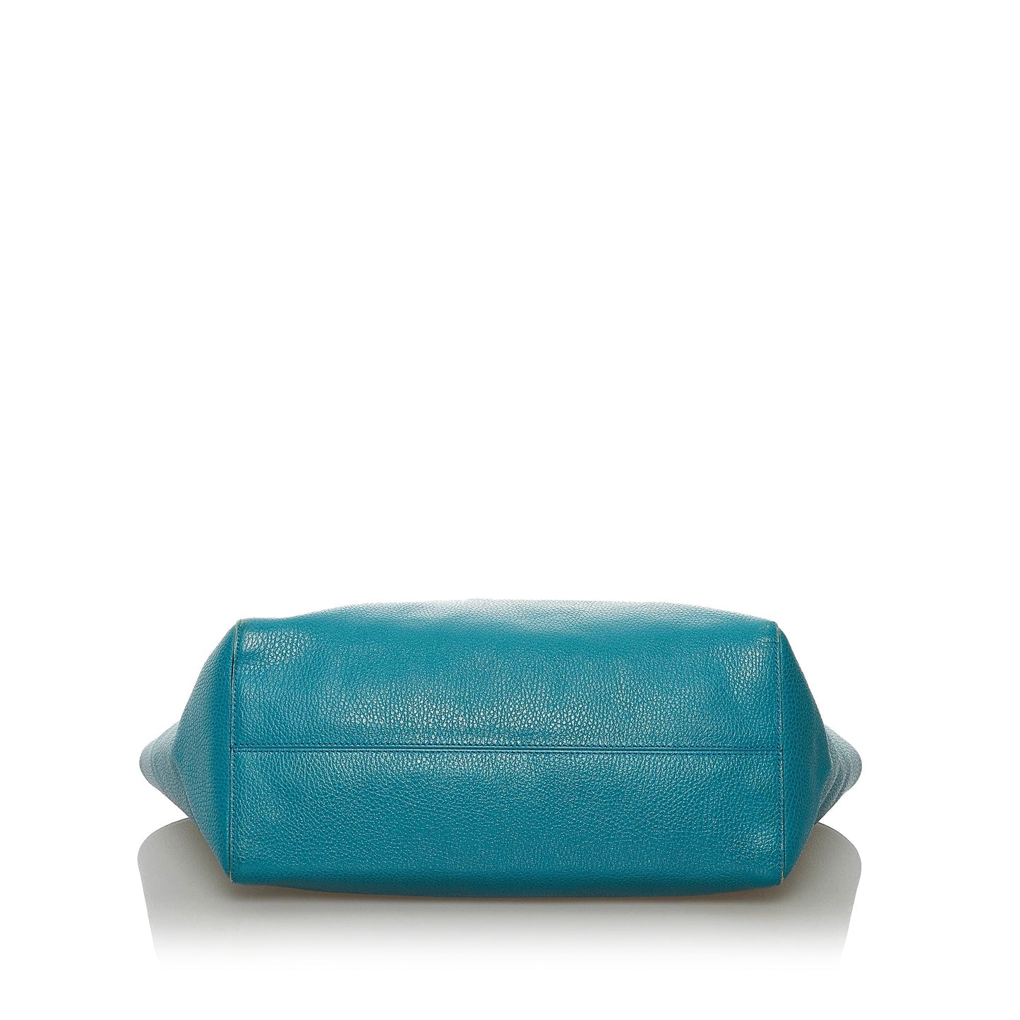Blue Gucci Medium Swing Leather Tote Bag