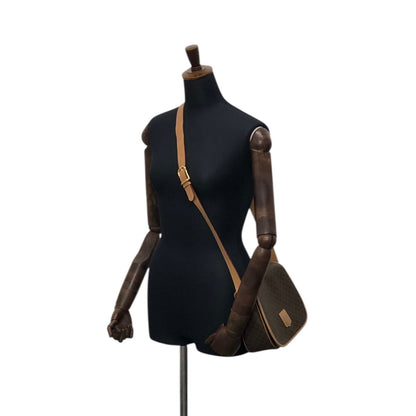 CELINE  Flap Shoulder bag Brown Vintage kbjacj
