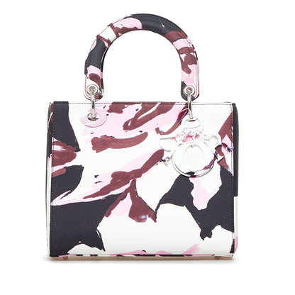 Medium Canvas Floral Graffiti Lady Dior