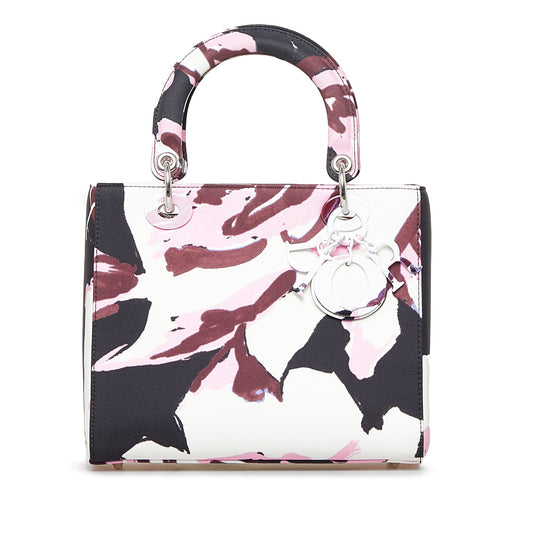 Medium Canvas Floral Graffiti Lady Dior