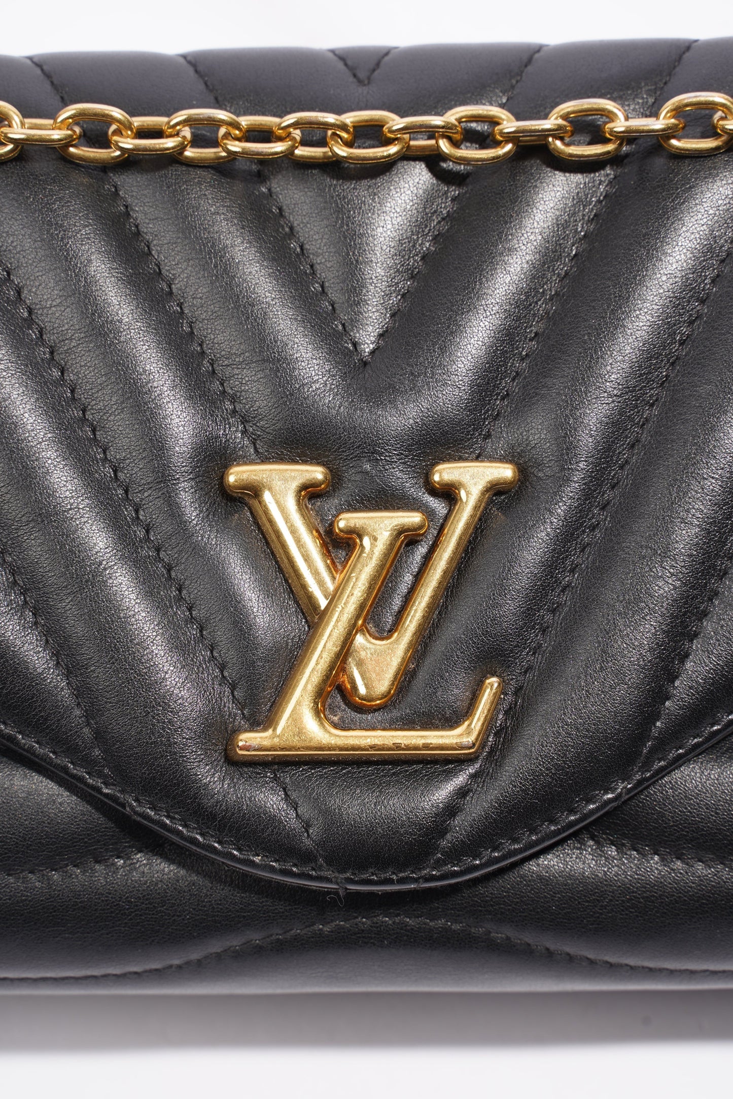 Louis Vuitton New Wave GM Black Calfskin Leather
