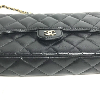 CHANEL Shoulder Bag AP2096 lambskin black COCO Mark Phone Case Wallet CC Matrasse Chain wallet