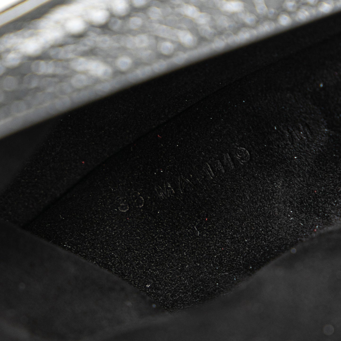Crinkled Lambskin Saddle Belt Bag