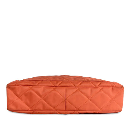 CHANEL Quilted Nylon Shoulder Bag