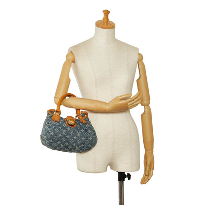 LOUIS VUITTON Monogram Denim Pleaty Handbag