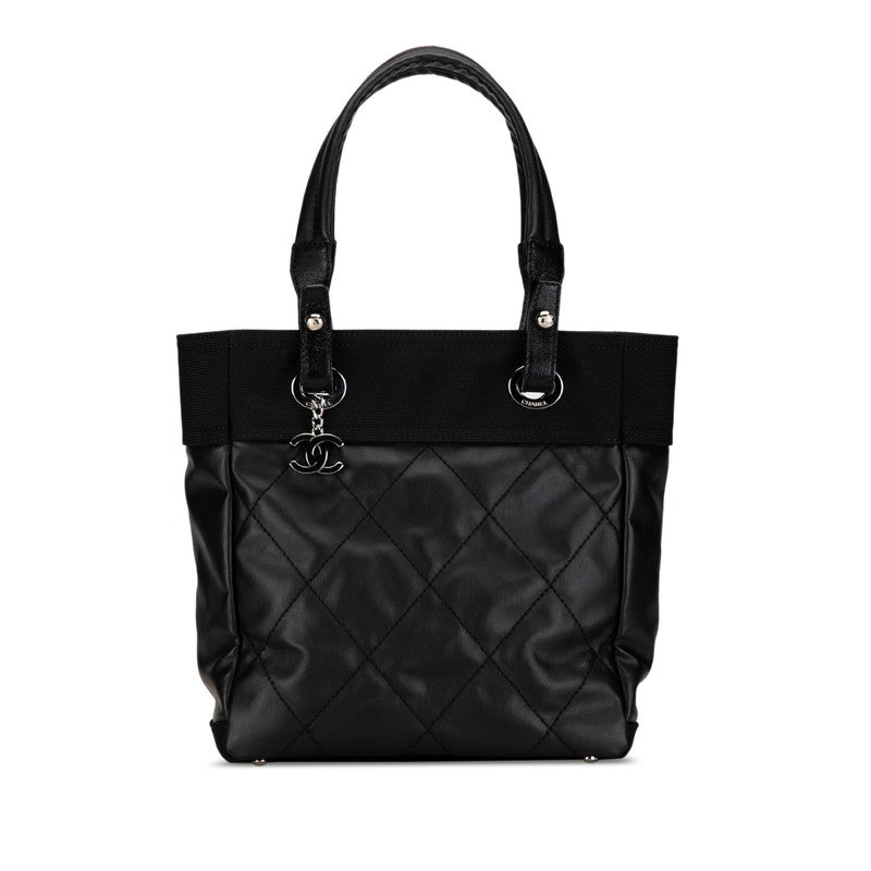 Chanel Paris Biarritz PM Tote Bag  Canvas Shoulder Bag A34208 in Excellent condition