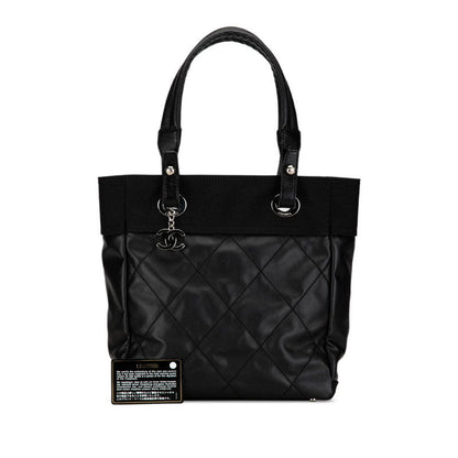 Chanel Paris Biarritz PM Tote Bag  Canvas Shoulder Bag A34208 in Excellent condition