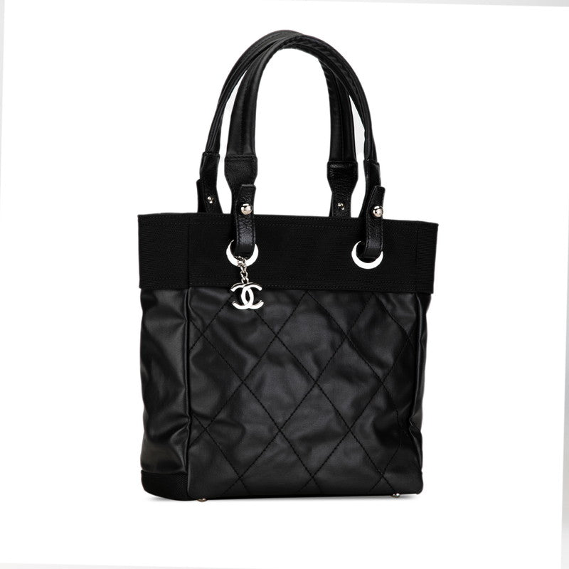 Chanel Paris Biarritz PM Tote Bag  Canvas Shoulder Bag A34208 in Excellent condition