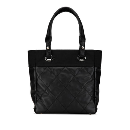 Chanel Paris Biarritz PM Tote Bag  Canvas Shoulder Bag A34208 in Excellent condition