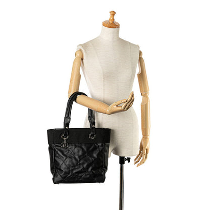 Chanel Paris Biarritz PM Tote Bag  Canvas Shoulder Bag A34208 in Excellent condition