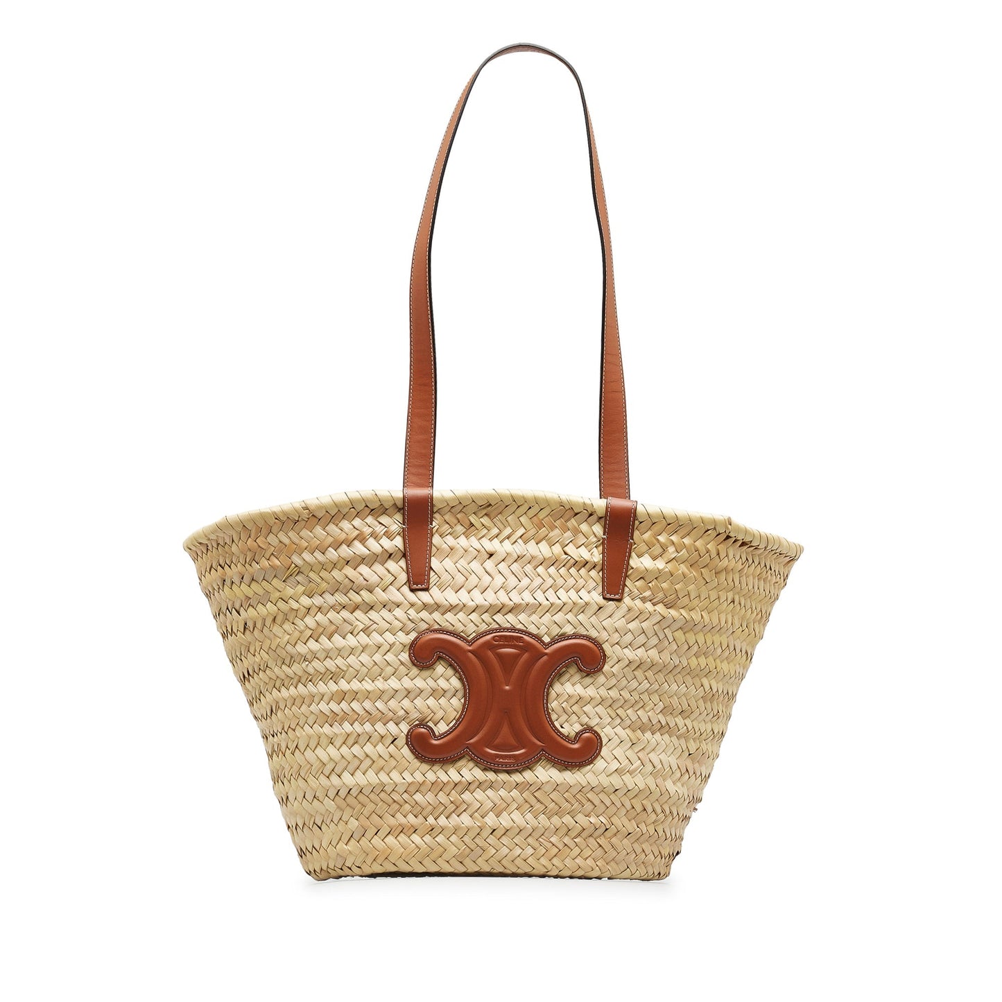 Celine Triomphe Raffia Panier Tote Tote Bag