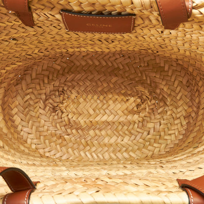 Celine Triomphe Raffia Panier Tote Tote Bag