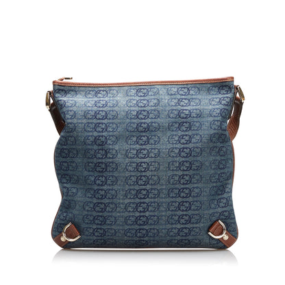 Gucci GG Denim Abbey D-Ring Crossbody Bag