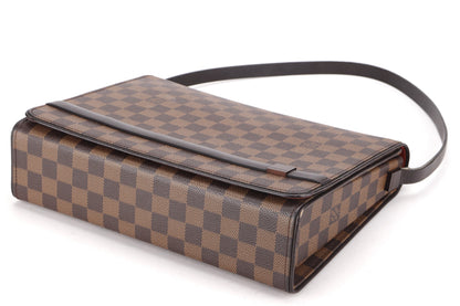 LOUIS VUITTON N51161 TRIBECA CARRE (TH0022) DAMIER EBENE, NO DUST COVER & BOX