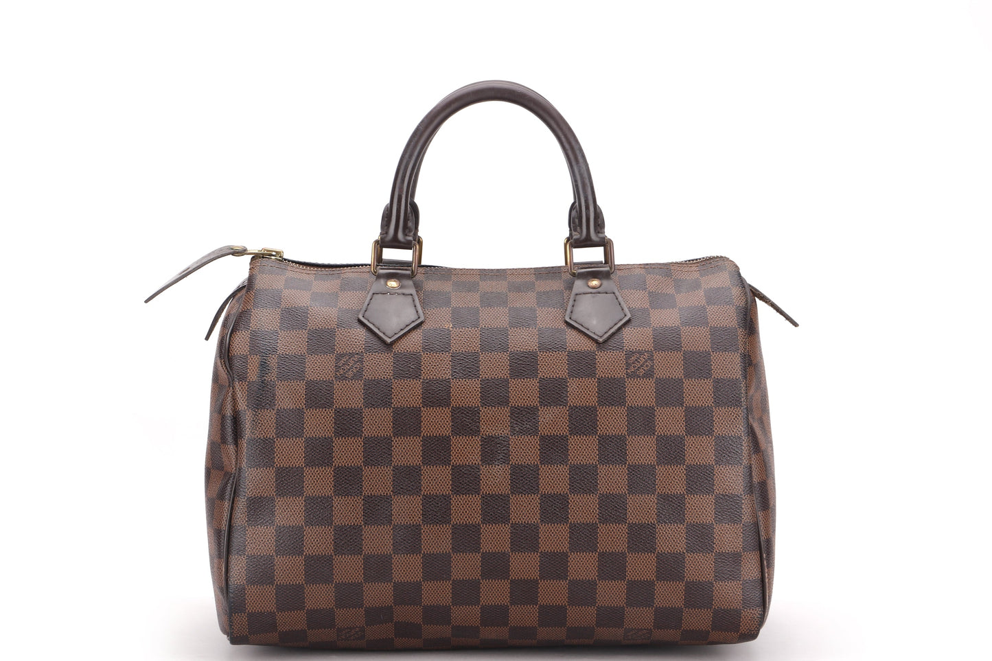 LOUIS VUITTON SPEEDY 30 (SN3171) DAMIER EBENE, NO KEYS, LOCK & DUST COVER