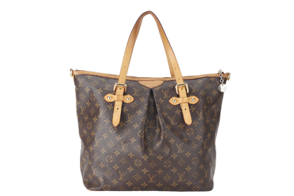 LOUIS VUITTON M40146 PALERMO GM MONOGRAM CANVAS 2WAY BAG GOLD HARDWARE NO DUST COVER