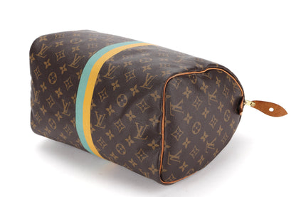 LOUIS VUITTON SPEEDY 30 (DU0143) MONOGRAM CANVAS GOLD HARDWARE, WITH KEYS & LOCK, NO DUST COVER