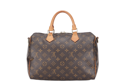 LOUIS VUITTON SPEEDY BANDOULIERE 30 (M41112) BROWN MONOGRAM CANVAS WITH STRAP, LOCK&KEYS AND DUST COVER
