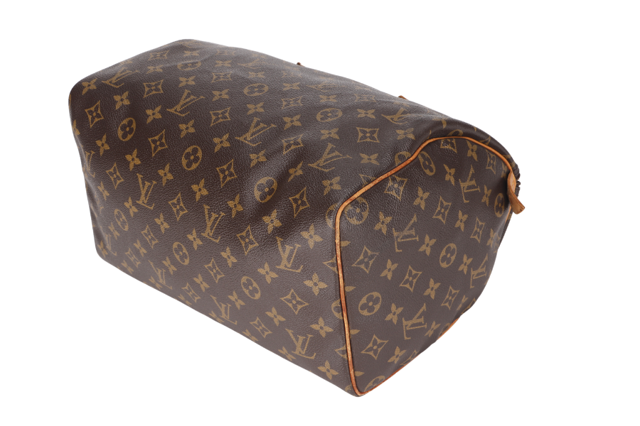 LOUIS VUITTON SPEEDY 30 (M41526) MONOGRAM CANVAS GOLD HARDWARE, NO DUST COVER