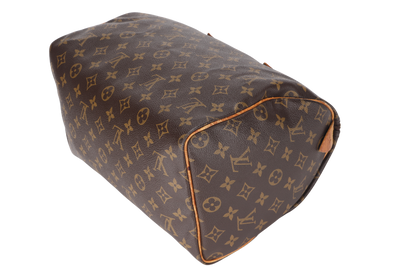 LOUIS VUITTON SPEEDY 30 (M41526) MONOGRAM CANVAS GOLD HARDWARE, NO DUST COVER