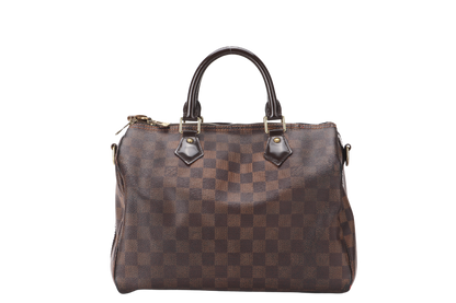 LOUIS VUITTON BANDOULIER 30 (N41367) DAMIER EBENE CANVAS GOLD HARDWARE WITH STRAP NO DUST COVER