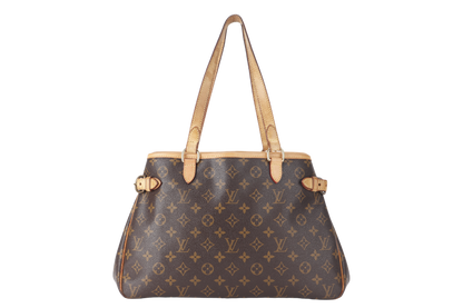 LOUIS VUITTON M51154 BATIGNOLLES TOTE BAG MONOGRAM CANVAS GOLD HARDWARE WITH DUST COVER