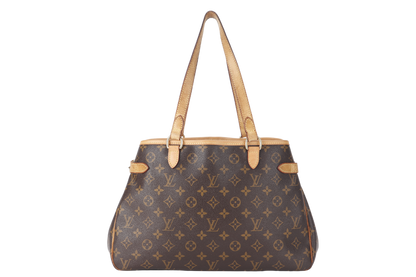 LOUIS VUITTON M51154 BATIGNOLLES TOTE BAG MONOGRAM CANVAS GOLD HARDWARE WITH DUST COVER