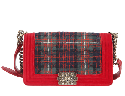 CHANEL LEBOY TWEED (1817xxxx) MULTICOLOUR CROSSBODY BAG GOLD HARDWARE NO DUST COVER