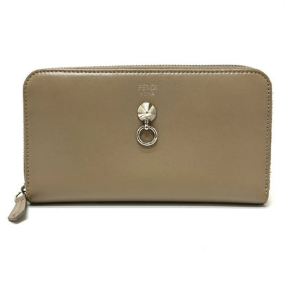 FENDI Long Wallet Purse 8M0299 leather beige By the way mens