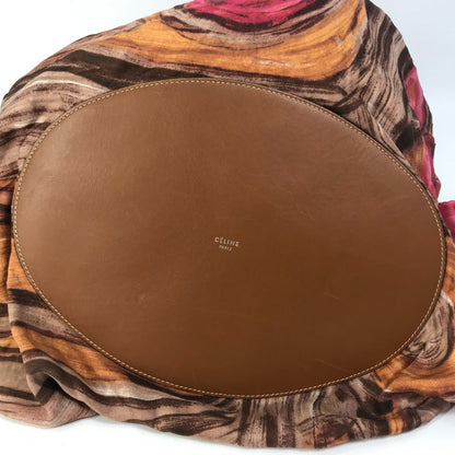 CELINE Shoulder Bag Silk / leather pink Scarf Bag Women Used