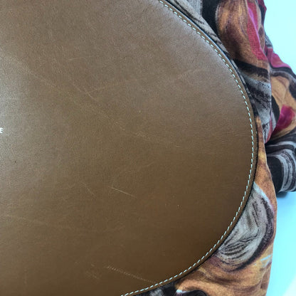 CELINE Shoulder Bag Silk / leather pink Scarf Bag Women Used