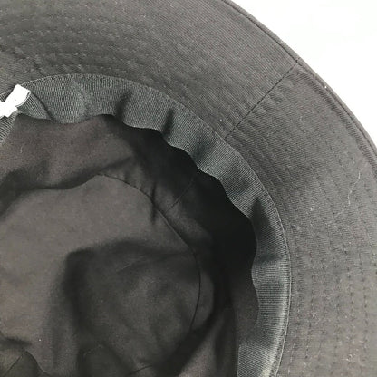 CELINE hat AU5B968P cotton black Hat Hat Bucket Hat Bob Hat logo mens L Secondhand