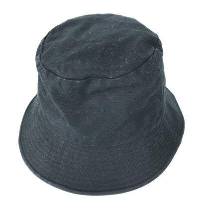 CELINE hat AU5B968P cotton black Hat Hat Bucket Hat Bob Hat logo mens L Secondhand
