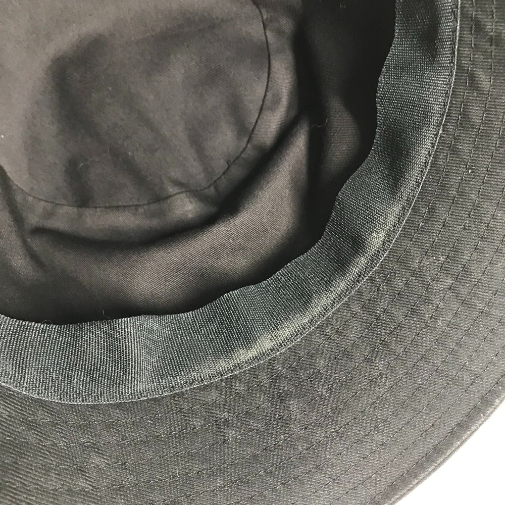 CELINE hat AU5B968P cotton black Hat Hat Bucket Hat Bob Hat logo mens L Secondhand