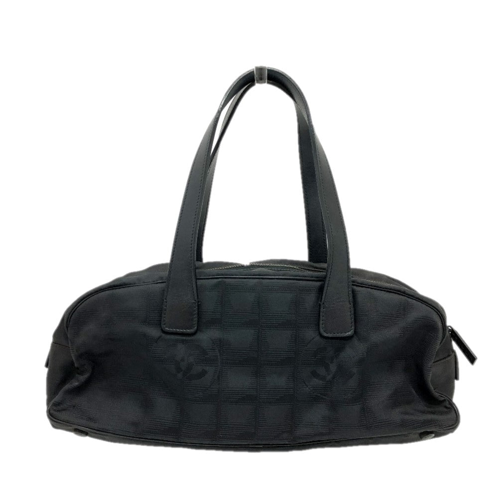 CHANEL Boston Duffel bag A15828 Leather / nylon black New travel line Women Used
