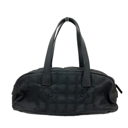 CHANEL Boston Duffel bag A15828 Leather / nylon black New travel line Women Used