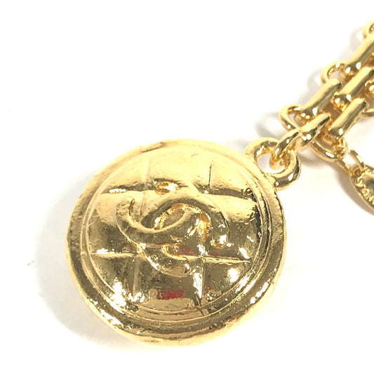 CHANEL key ring metal gold Vintage chain CC COCO Mark Women Used