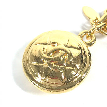 CHANEL key ring metal gold Vintage chain CC COCO Mark Women Used