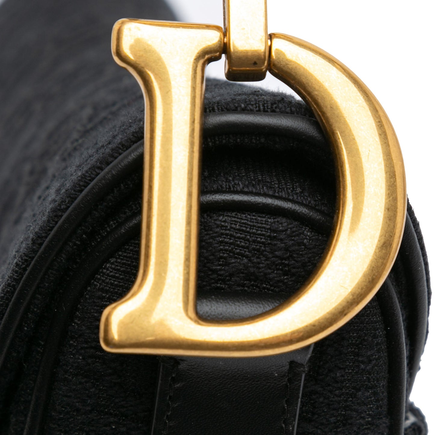 Oblique Canvas Saddle Bag