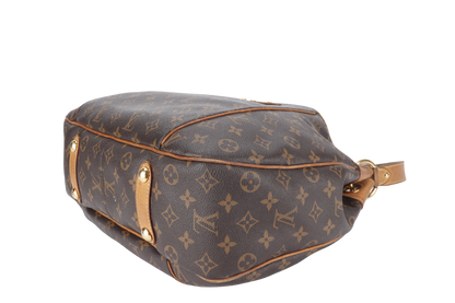 LOUIS VUITTON GALLIERA PM MONOGRAM CANVAS GOLD HARDWARE WITH DUST COVER