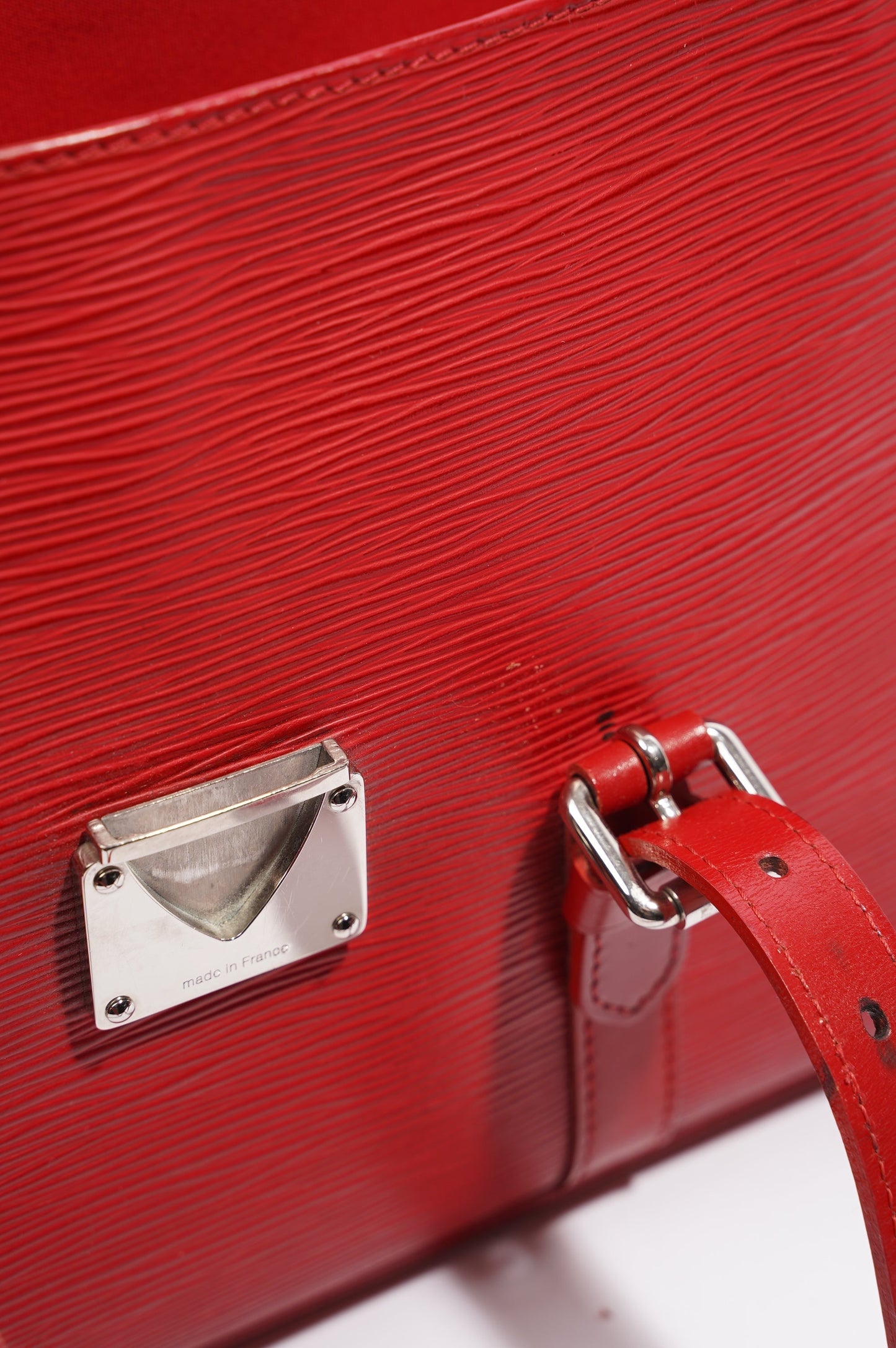 Louis Vuitton Segur Bag Red Epi Leather MM