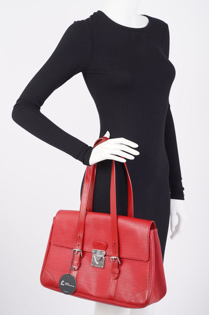 Louis Vuitton Segur Bag Red Epi Leather MM