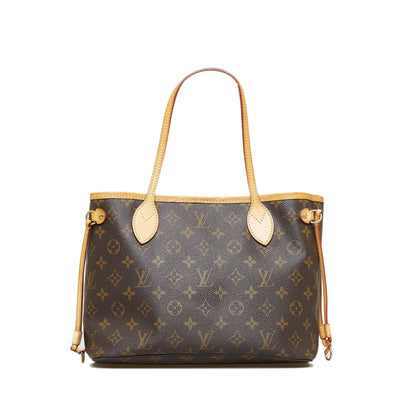 LOUIS VUITTON Monogram Neverfull PM Brown